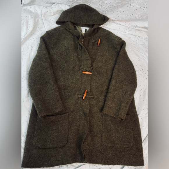 Vintage Dove Creek Collection Wool Mohair Blend Hooded Coat – Women’s XL - Picture 1 of 5